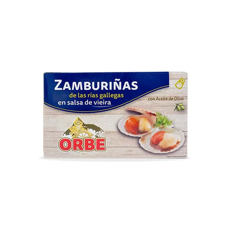 Zamburiñas en salsa de vieira Orbe 63g