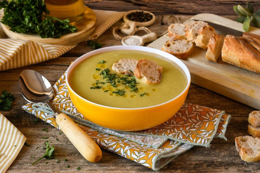 Receta de puré de calabacín y patata