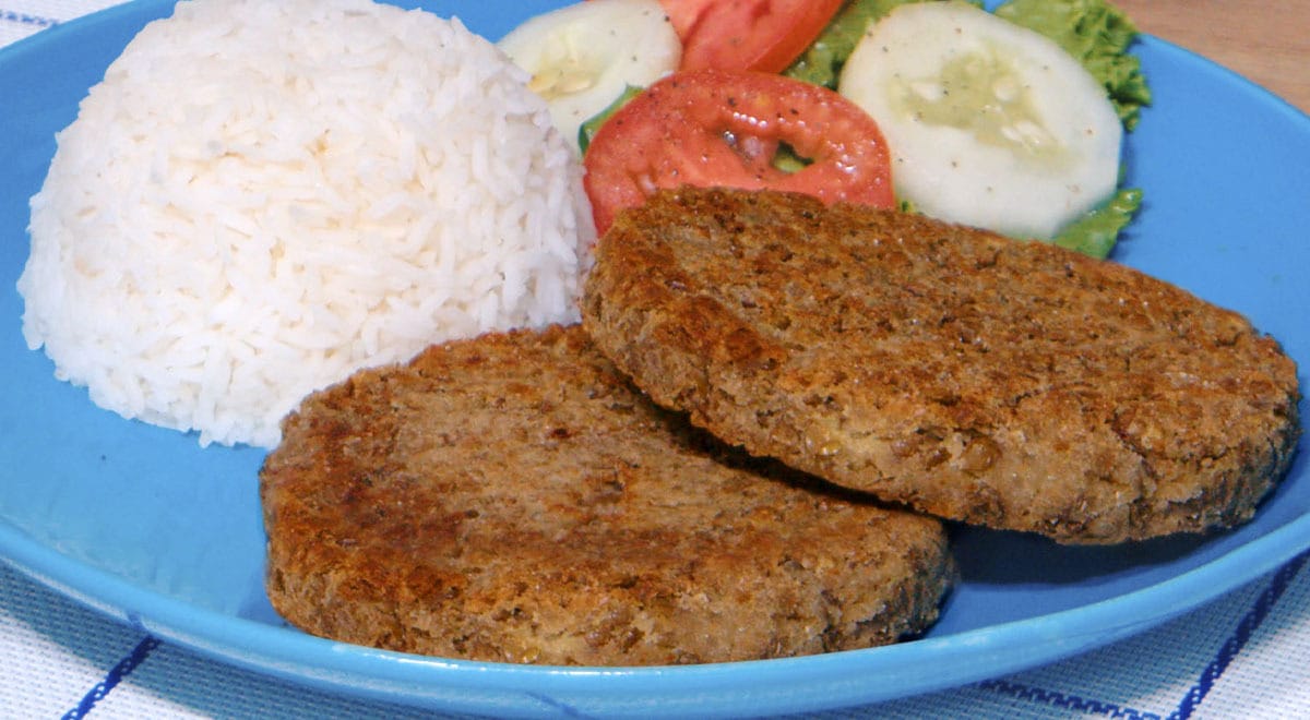 Hamburguesa de lentejas