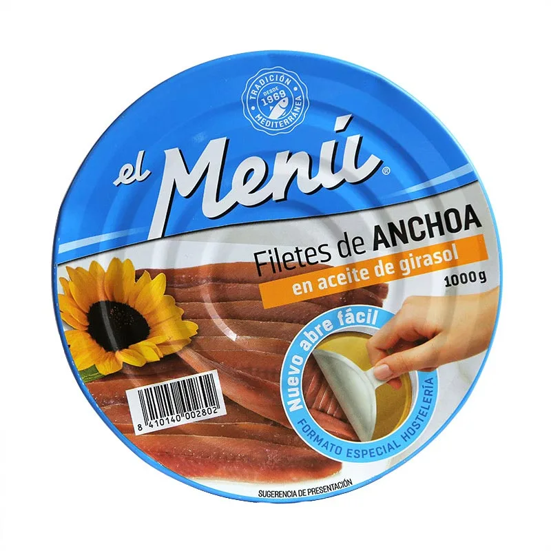 Filete de anchoa (refrigerado) 1 kilo