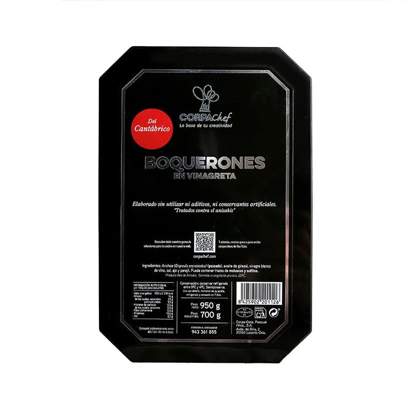 Boquerones en vinagreta Corpa 950 g