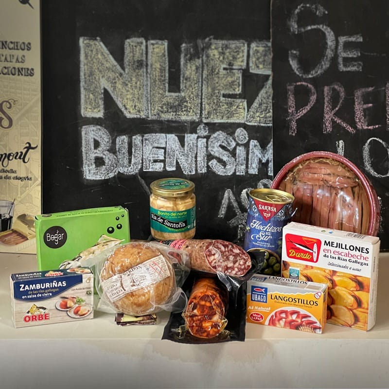 Cesta sin alcohol gourmet regalo