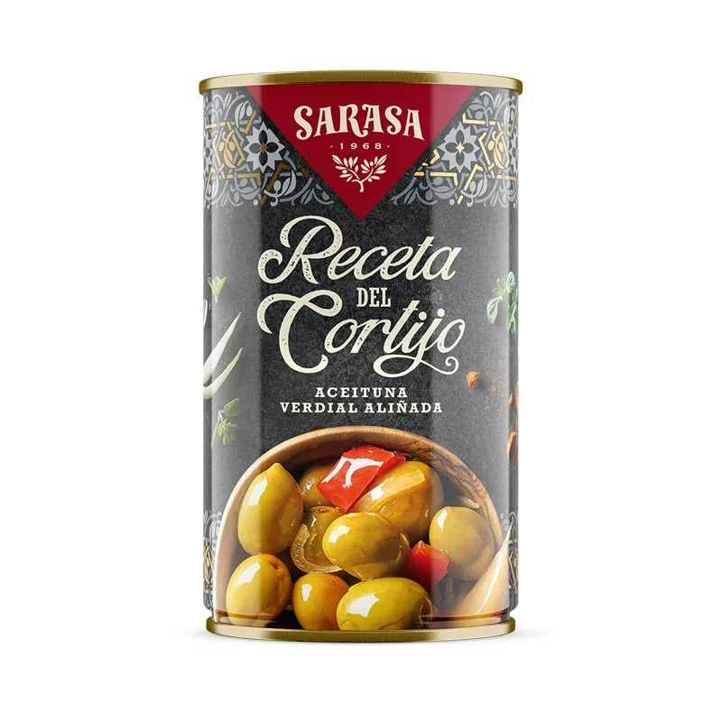 Aceituna verdial aliñada Receta del Cortijo 350g