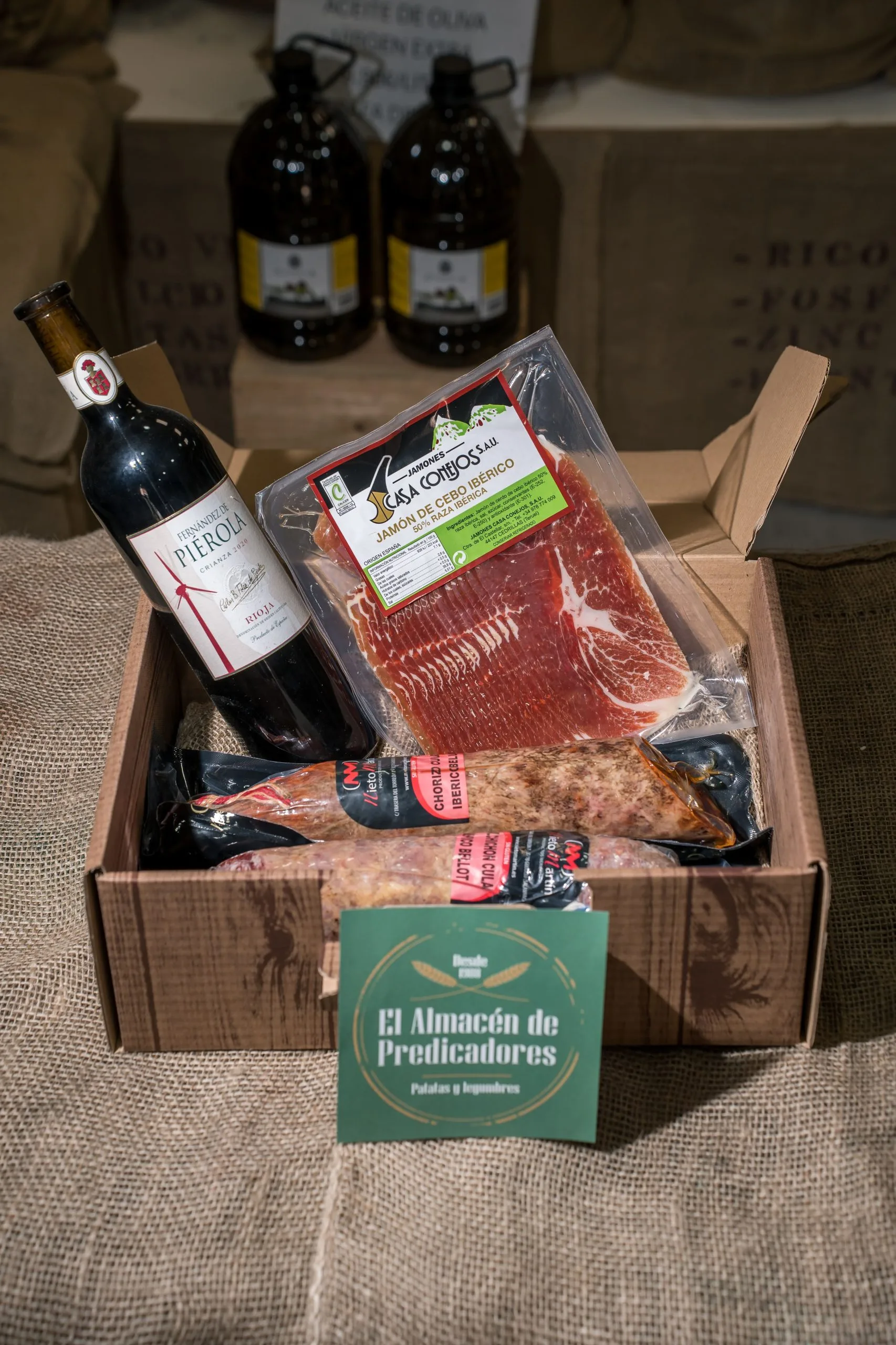 Cesta especial ibéricos