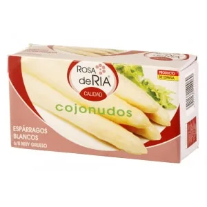 Espárrago blanco muy grueso Rosa de RIA 6/8 unidades