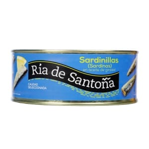 Sardina en aceite de girasol Ría de Santoña 1 kg