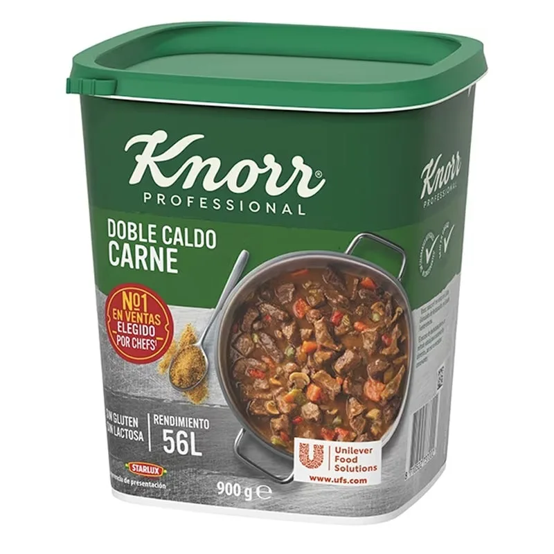 Knorr caldo sazonador sabor carne bote 1kg