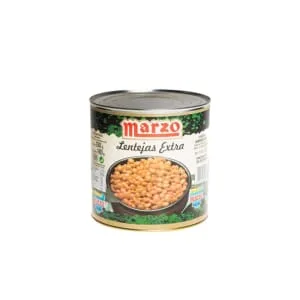 Lentejas Extra cocinadas Marzo 3 kg